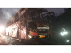Telangana: Private bus catches fire in Medak, no casualties reported