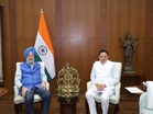 Uttarakhand CM Dhami meets Petroleum Minister Hardeep Puri in New Delhi