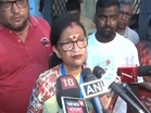 TMC candidate Chandrima Bhattacharya cast vote, alleges "EVM malfunctioned, voting at slower pace"