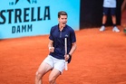 Alexander Blockx reacts after shocking Casper Ruud upset