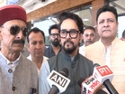 "Massive defeat awaits TMC," says Anurag Thakur; defends Election Commission