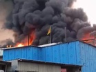 UP: Fire breaks out at factory in Kanpur's Rakhi Mandi area; no casualties