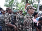 West Bengal polls: Residents protest alleged threats by TMC cadre in Falta, CRPF and RAF deployed