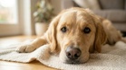 When do the benefits of a diet change start to show on a dog's skin and coat?