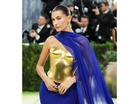 Met Gala 2026: Hailey Bieber channels Greek goddess energy in gold armour-style Saint Laurent look