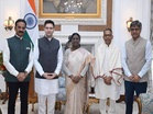 Behaving less like political party but more like obsessed, jilted ex: Raghav Chadha's jibe at AAP after meeting President Murmu