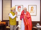 Delhi LG Taranjit Singh Sandhu meets Union Home Minister Amit Shah
