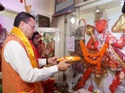 Uttarakhand CM Dhami offer prayers at ancient Hanuman temple