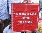 Jammu: Kashmiri Pandits protest; seek rehabilitation policy, fresh job package