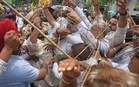 Situation tense outside BJP office in Ludhiana as AAP, BJP workers come face to face