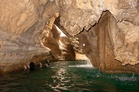 Bathing in the cool natural pools of Oman