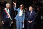 Catherine steps out in Italy for first international trip since her cancer as royal receives honour