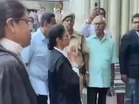 Mamata Banerjee appears in Calcutta HC in lawyer's robes over post-poll violence case seeks "immediate protection for people"