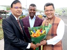 MoS Margherita visits Dominica, pays tribute to Mahatma Gandhi in Belize