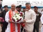 Rajnath Singh reaches Andhra Pradesh's Puttaparthi for launch of major aerospace, defence projects