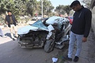 4 killed as car rams into parked truck