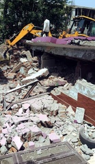 Drug peddler’s house in Jawali demolished