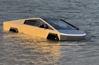 Tesla driver arrested after steering car into lake to test 'wade mode' - then getting stuck