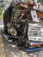 Truck driver killed in collision with tipper near Badesron