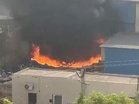 Massive fire erupts at Plastic Waste Plant in Gurugram