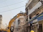 Indore Municipal Corporation demolishes illegal constructions for road widening project