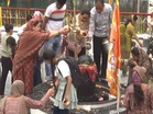 Devotees offer prayers at historic Martand Sun Temple in J-K's Anantnag, marking Baan Maas Mela