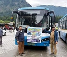 Eco-friendly move: Electric buses roll towards Rohtang’s snowy landscapes in Himachal