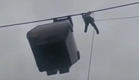 Indian Army soldier hangs mid-air to rescue tourists from cable car in J&K