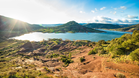 ‘It looks just like Lake Como’: In France, this little-known lake reveals a spectacular volcanic landscape