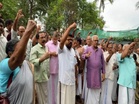 CPI(M) workers protest in Kannur following ED raid on Pinarayi Vijayan's residence