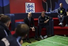 Prince William meets the unsung heroes of England's footballing success