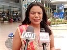 Mrs India World finalist Asha Deepika receives grand welcome in Hyderabad, says "I am proud and honoured to be here"
