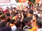 BJP chief Nitin Nabin, Uttarakhand CM Dhami receive grand welcome by party workers ahead of core committee meeting