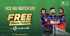 ConfirmTkt Marks RCB’s Historic Finals Entry with Free Metro Rides on May 31st, 2026 for RCB Fans Across Bengaluru