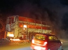 Telangana: Fire engulfs private travel bus on Vijayawada Highway; none hurt