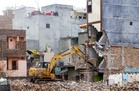 Demolition drive in northwest Delhi’s Shalimar Bagh to remove encroachments
