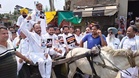 Congress protests in Jalalabad, against Centre due to fuel price hike