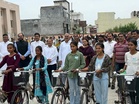 Haryana: Bicycles distributed to 250 girls in Karnal