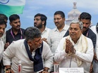 Cabin seat scramble: Congress leaders flock to Delhi ahead of June 3 Karnataka cabinet swearing-in; BJP mocks 'change of driver'