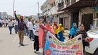 Sewa Kendra employees stage protest march in Tarn Taran