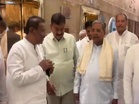 Caretaker Karnataka CM Siddaramaiah meets party top brass, final shape being given to DK Shicakumar cabinet