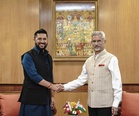 Jaishankar, BJP leaders hold talks with Nepal’s RSP chief Rabi Lamichhane in Delhi