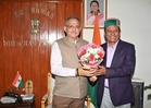 Minister Negi meets Governor, seeks nautor land allotment for tribal areas