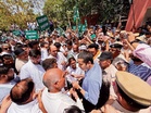 Rania MLA leads INLD protest in Sirsa