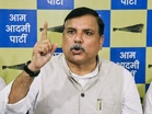 AAP MP Sanjay Singh questions PM Modi over alleged disrespect of India's national flag in US