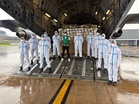 Indian Air Force's C-17 Globemaster III delivers critical medical aid for Ebola treatment to Uganda