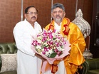 G Parameshwara meets CM-designate DK Shivakumar ahead of swearing-in