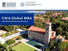 Careers are no longer linear. UWA’s global MBA with IIMK Certificate is helping managers step into the global market