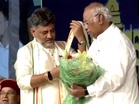 Congress top brass attends DK Shivakumar's swearing-in as Karnataka Chief Minister