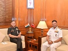 Navy Chief Swaminathan meets Army Chief Dwivedi, discusses operational synergy